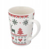 Kubek świąteczny porcelanowy Altom Design Scandi B 540 ml