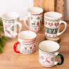 Kubek świąteczny porcelanowy Altom Design Scandi B 540 ml