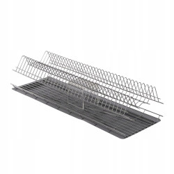 SUSZARKA MEBLOWA 80CM SREBRNA Z TACKĄ