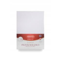 PRZEŚCIERADŁO FROTTE Z GUMKĄ ROZ. 90/100X190/200 PREMIUM BIAŁY