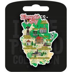 MAGNES TARNOWSKIE GÓRY MAPA PAMIĄTKA GIFT PREZENT