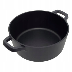 GARNEK 28 CM WYSOKI Z POKRYWĄ POKRYWKA INDUKCJA GAZ GREBLON C3 6,1l
