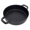PATELNIA 28 CM GŁĘBOKA Z POKRYWĄ INDUKCJA GAZ 3,5L GREBLON C3