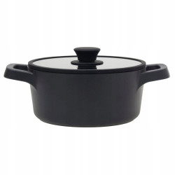 GARNEK 20 CM Z POKRYWĄ INDUKCJA GAZ GREBLON C3 SILIKONOWE NAKŁADKI 2,3L