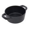 GARNEK 20 CM Z POKRYWĄ INDUKCJA GAZ GREBLON C3 SILIKONOWE NAKŁADKI 2,3L