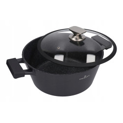 ZWIEGER BLACK STONE Zestaw Garnków 6 el Indukcja Greblon