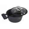 ZWIEGER BLACK STONE Zestaw Garnków 6 el Indukcja Greblon