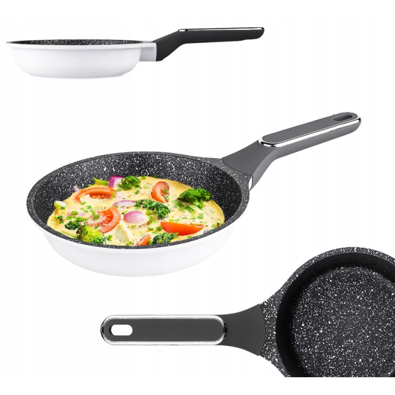 Patelnia tradycyjna nieprzywierająca Valdinox Pure 24 cm indukcja i gaz