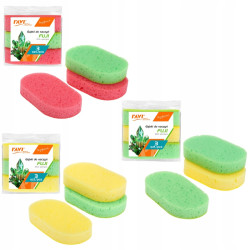 GĄBKI DO NACZYŃ ZMYWAKI KUCHENNE FUJI RAVI 3SZT MIX KOLORU