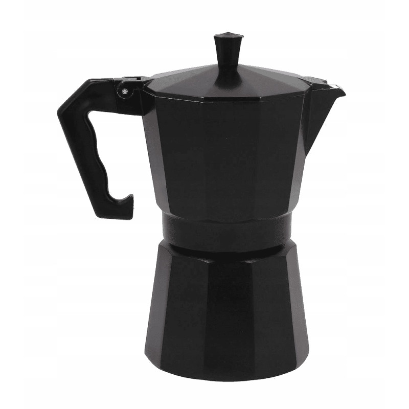 NEGRA KAFETIERA ALUMINIOWA CZARNA na 9 filiżanek