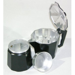 NEGRA KAFETIERA ALUMINIOWA CZARNA na 9 filiżanek