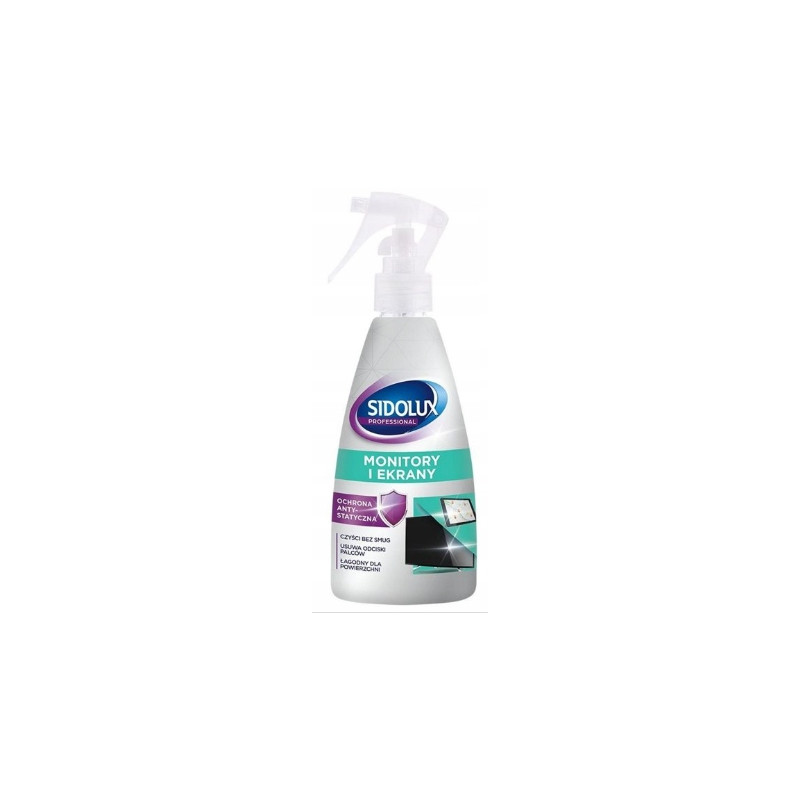 PŁYN DO EKRANÓW MONITORÓW 200ML SIDOLUX PROFESSIONAL
