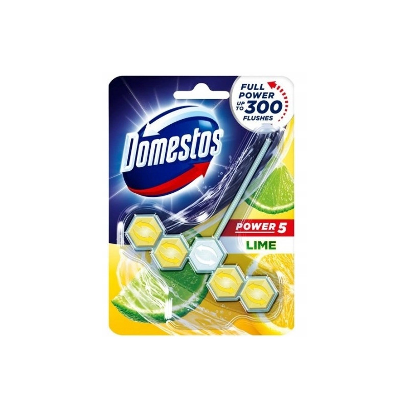Domestos Power-5 Zawieszka do WC Limonka 1 szt