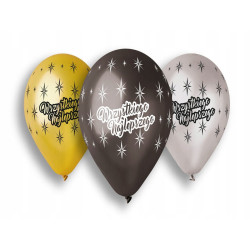 BALONY WSZYSTKIEGO NAJLEPSZEGO 5SZT NA URODZINY URODZINOWE