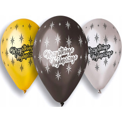 BALONY WSZYSTKIEGO NAJLEPSZEGO 5SZT NA URODZINY URODZINOWE
