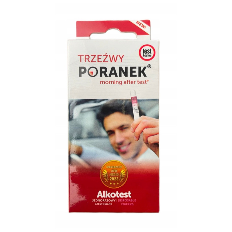 Alkotest jednorazowy Trzeźwy Poranek ALKOMAT JEDNORAZOWY
