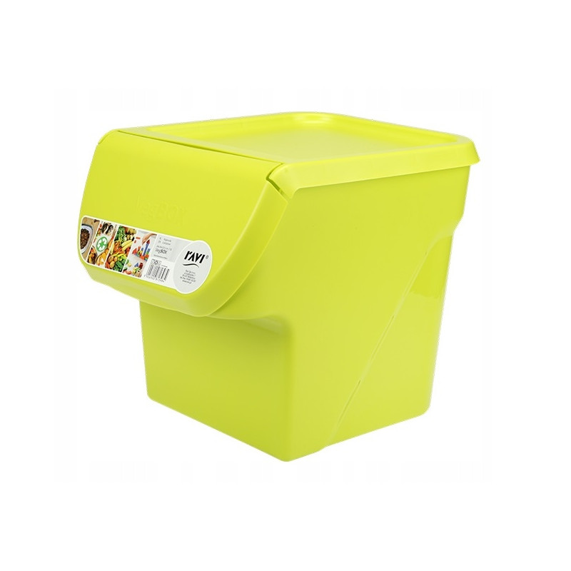 Pojemnik do przechowywania VegBOX, 13L art.81398 limonkowy
