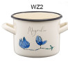 GARNEK EMALIOWANY WYSOKI Z KALKą FLORES 20cm/4,4L 29836 WZ2
