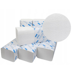 Ręczniki papierowe z celulozy składane ZZ 150szt VELVET zetki wkłady 21x23