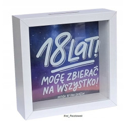 SKARBONKA PREZENT NA 18 OSIEMNASTKA KASA GOTÓWKA