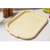 Taca do serwowania plastikowa prostokątna Bentom 39 cm beżowa