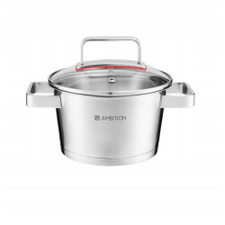 AMBITION GARNEK Z POKRYWKĄ STAL 60846 SELECTION 20cm / 3,3L INDUKCJA GAZ