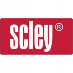Scley Taśma ostrzegawcza biało-czerwona 80mm x 100m