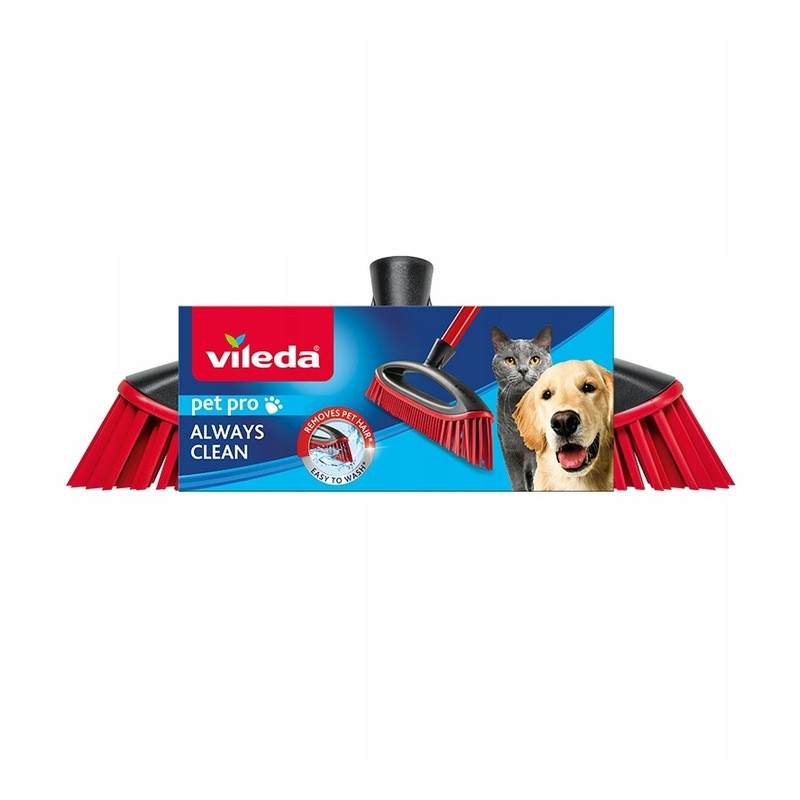 Szczotka do zamiatania sierści i włosów Always Clean Vileda Pet Pro bez drą