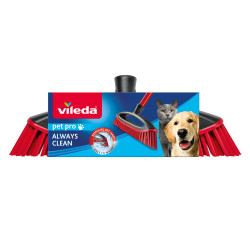 Szczotka do zamiatania sierści i włosów Always Clean Vileda Pet Pro bez drą
