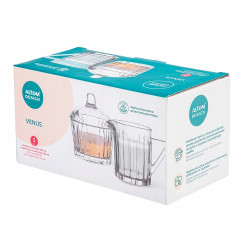 Cukiernica 210 ml i mlecznik dzbanek na mleko 200 ml Altom Design Venus