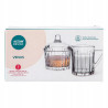 Cukiernica 210 ml i mlecznik dzbanek na mleko 200 ml Altom Design Venus