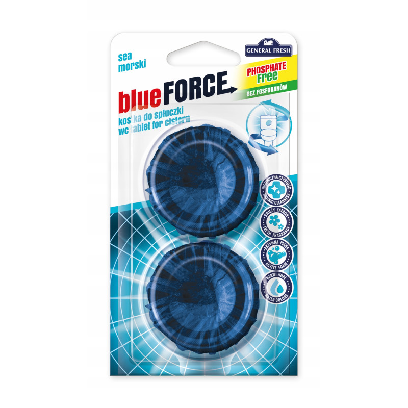 General Fresh Blue 2x40g Kostka Spłuczka Morze