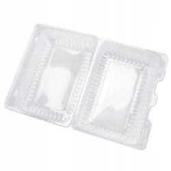 Pojemnik NA CIASTO plastikowy ZAMYKANY pudełko x10