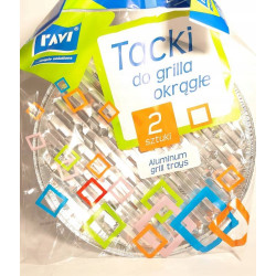 Tacki okrągłe na grilla 34cm 2szt.