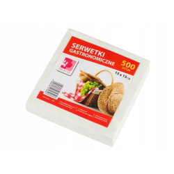 Serwetki Gastronomiczne 15X15 500szt BIAŁE