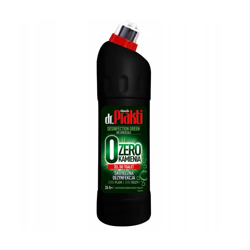 Praktik żel do WC zero kamienia desinfection green 750ml