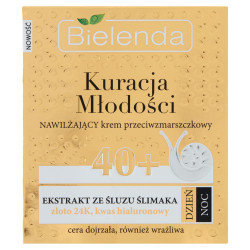 Bielenda Kuracja Młodości 40 Nawilżający krem przeciwzmarszczkowy na dzień