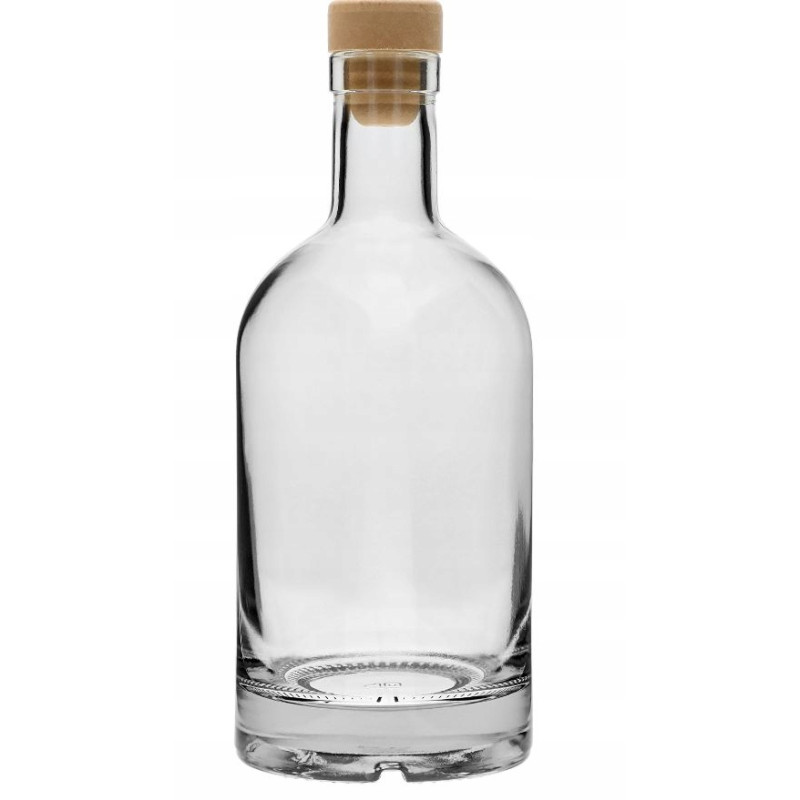 Butelka Miss Barku biała z korkiem 700ml