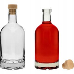 Butelka Miss Barku biała z korkiem 700ml