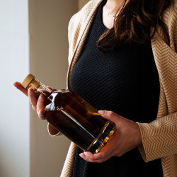 Butelka Miss Barku biała z korkiem 700ml