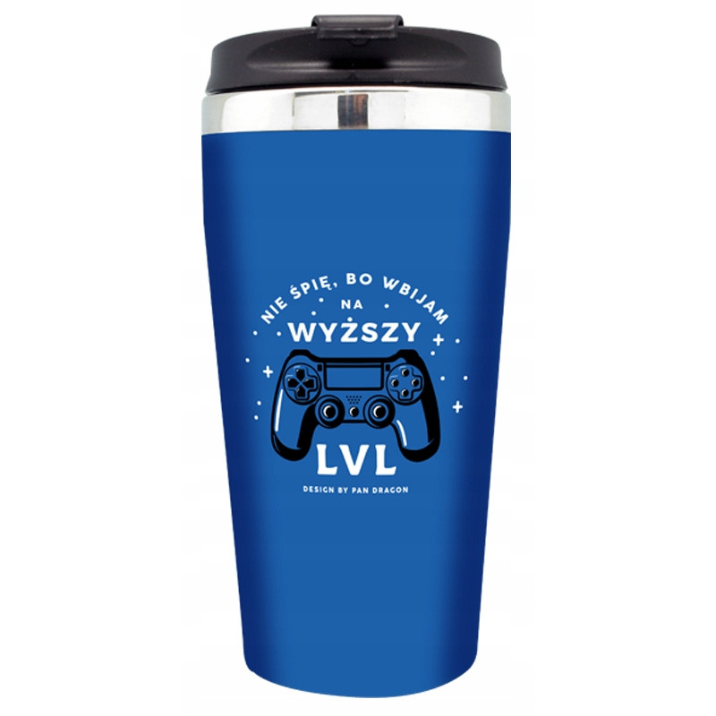 KUBEK TERMICZNY DLA GRACZA GAMINGOWY WYŻSZY LEVEL GAME