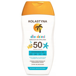 KOLASTYNA EMULSJA OCHRONNA DO OPALANIA DLA DZIECI SPF 50 wodoodporna