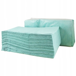 RĘCZNIKI PAPIEROWE SKŁADANE ZZ LAMIX 4000 szt. ZIELONY PAPIEROWY HAND TOWEL