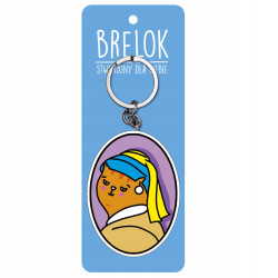 BRELOCZEK KOT W TURBANIE