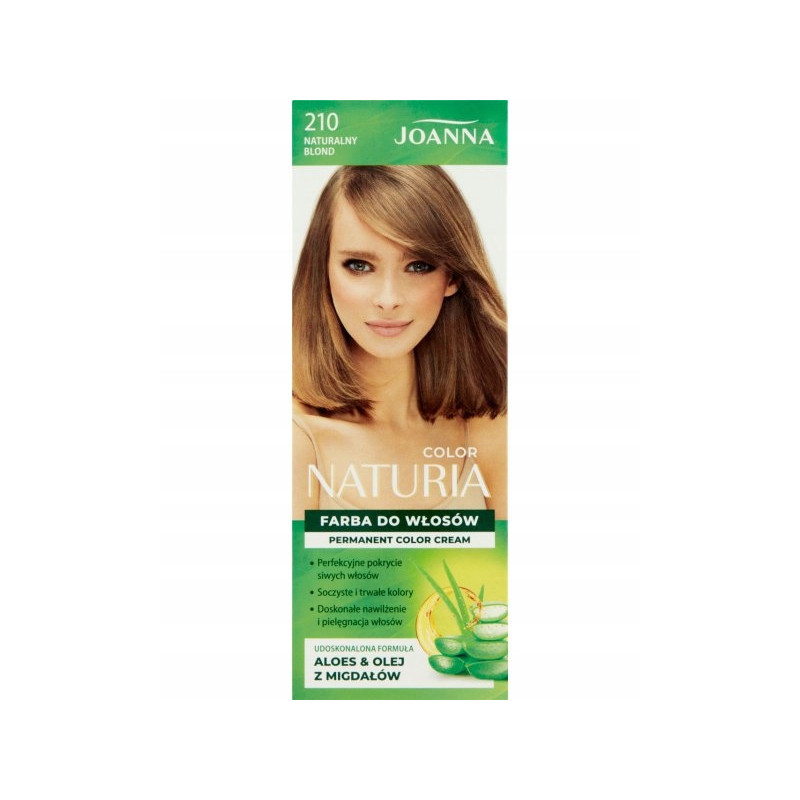 JOANNA NATURIA COLOR FARBA DO WŁOSÓW NATURALNY BLOND 210 ALOES