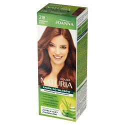 JOANNA NATURIA COLOR FARBA DO WŁOSÓW MIEDZIANY BLOND 218 ALOES
