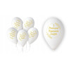 Balony Premium Pierwsza Komunia Święta (kłosy) 5 szt.