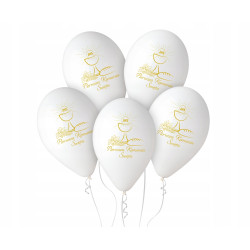 Balony Premium na Hel Pierwsza Komunia Śwęta (kielich) 5 szt.