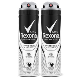 REXONA Men Invisible Black AND White Antyperspirant w aerozolu dla mężczyzn