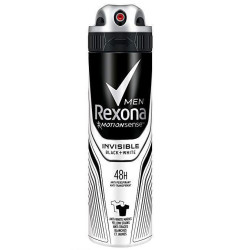 REXONA Men Invisible Black AND White Antyperspirant w aerozolu dla mężczyzn